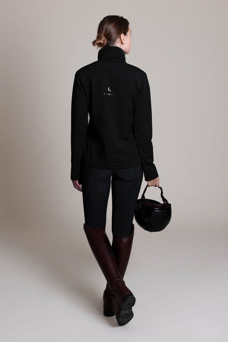 Harpa Stehkragen Jacke mit Zipp Schwarz & Navy
