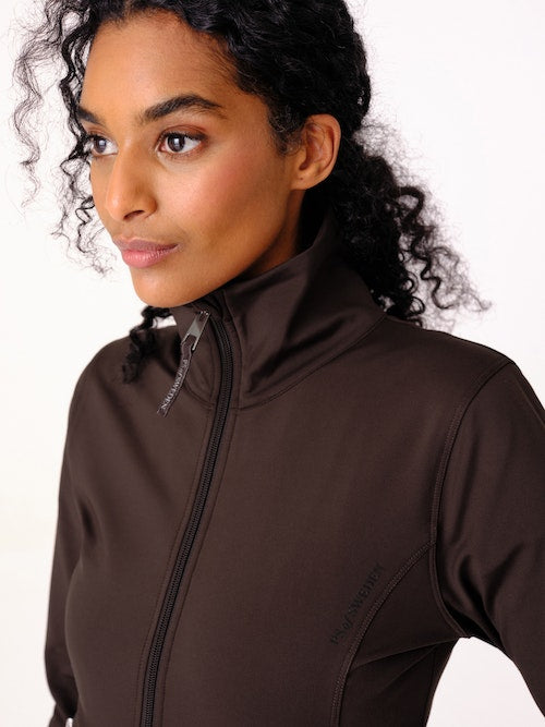 PS of Sweden Mae Sweatjacke Dark Brown