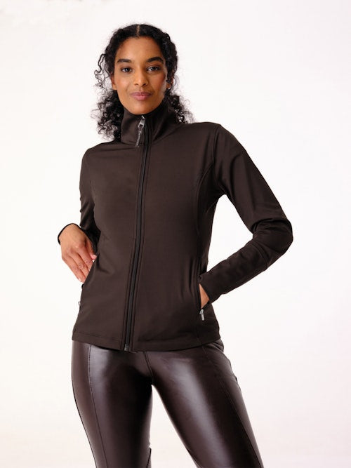 PS of Sweden Mae Sweatjacke Dark Brown
