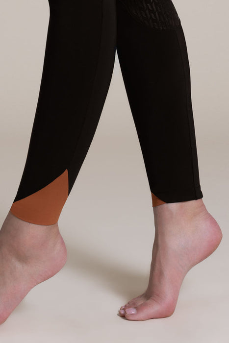 Harpa Elastische Reithose Schwarz & Yam