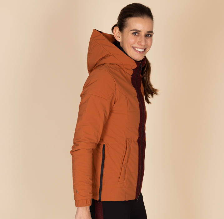 Winterjacke yam/bordeaux Harpa