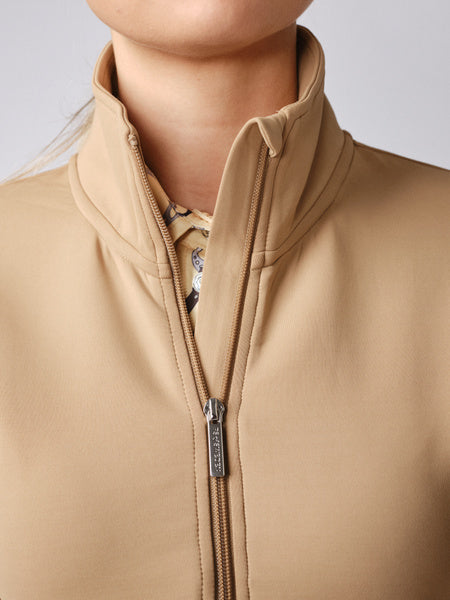 PS of Sweden Fleur Sweatjacke Camel Beige