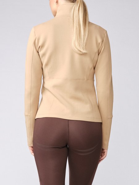 PS of Sweden Fleur Sweatjacke Camel Beige