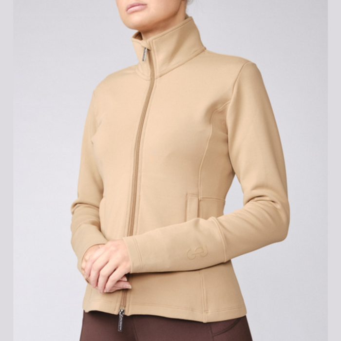 PS of Sweden Fleur Sweatjacke Camel Beige