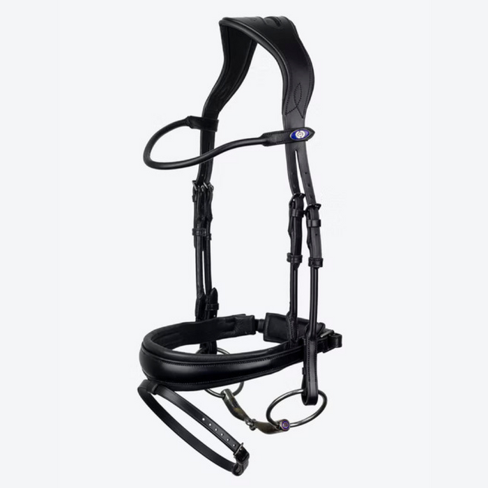 PsofSweden Zaum GP Schwarzes Leder Schwarzes Padding