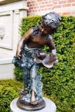 Bronze 'Girl with Shell' 66cm
