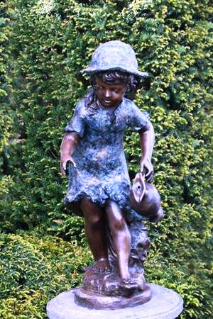 Bronze 'Girl with Water Can' 66cm