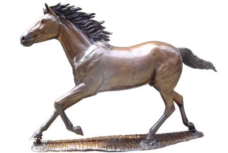 Bronze 'Horse Running on Water' 188cm