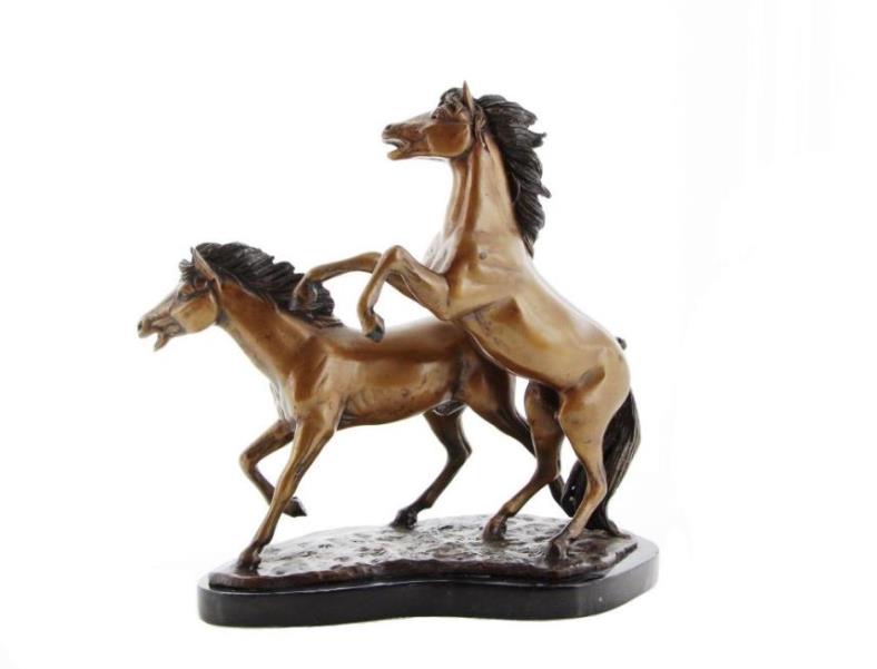 Bronze '2 Horses small' 26cm