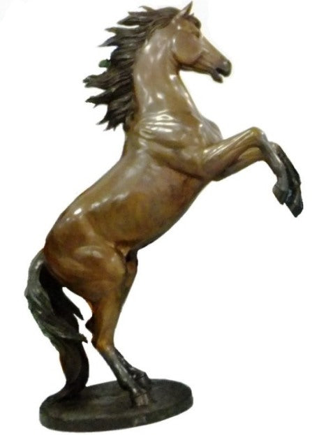Bronze 'Rearing Horse' 178cm