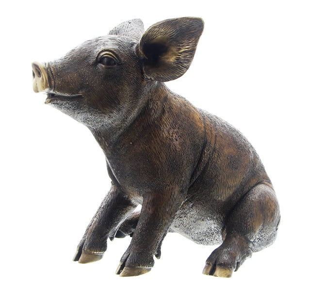 Bronze 'Lucky Pig with Slot' 30cm