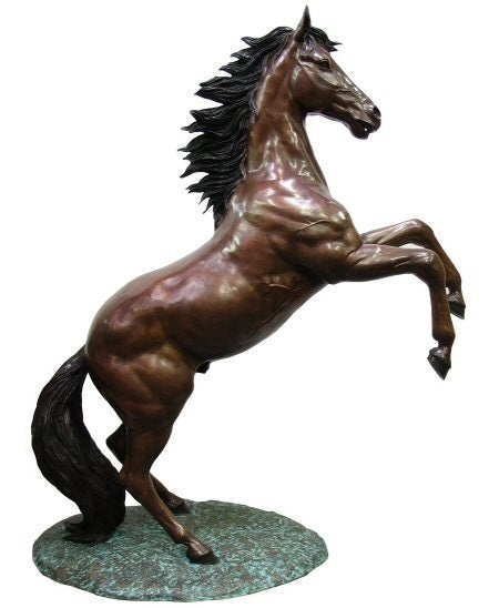 Bronze 'Rearing Horse' 223cm